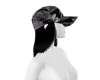 Grey Black Hat Hair