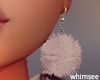 Leo Fur Earrings