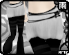 White Skirt Black Pants