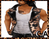 Leather Leopard Vest