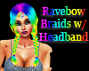 RavebowBraids w Headband