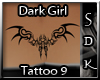 #SDK# Dark Girl Tattoo 9