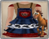 cowgirl overall dress