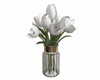 Spring Tulips White