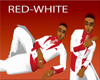 (CB) RED-WHITE JACKET