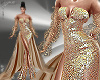 T- Royal  Dress gold