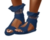 Celtic sandals blue