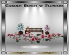 Garden Bench w Flowers
