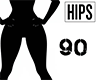Hips 90%