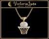 Bball Necklace M