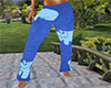 Blue Hippo Pajama Bottom