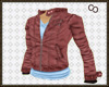 [C]RED LEATHER JACKET