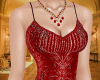 Symmetrical Red Gown