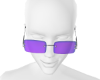 F Purple Glasses