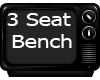 [D]3 seat trashy bench