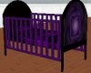 (DD) purple plaid crib