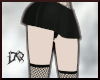 ! skirt w/ fishnets