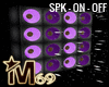 DJ Purple Speakers Light