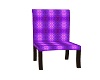 purple club chair