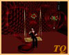 ~TQ~red wedding arch