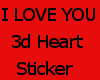 !T! I LOVE YOU 3D