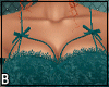 Teal Corset Top Palazzo