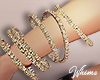 Kitten Gold Bangles