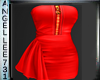 RED LEATHER PARTY DRESS