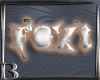 *B* Foxi Floor Sign
