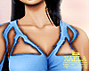 ! Blue Clear Top
