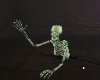 skeleton in floor
