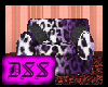 Purple Leopard Chair