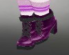 SM Leya Purple Boots