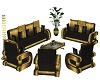 Gold Black Furniture