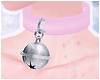 🦴 Pink Bell Collar