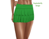 green ruffle skirt