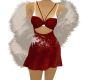 Red Velvet Dress
