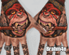 Hands Monster Tatto