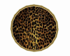 LEOPARD AND GOLD RUG