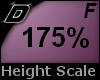 D► Scal Height*F*175%