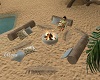 Ell: Beach Camp fire