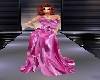 Pink silk gown