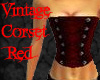 Vintage Corset Red