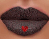 Heart Pierced lips