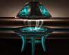 TEAL TBL LAMP BY BD