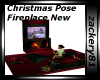 Christmas Pose Fireplace