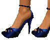 Navy blue high heels