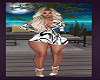 Black White Tiger Dress