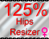 *M* Hips Resizer 125%
