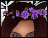 Purple Flower Crown ~